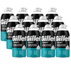 Gillette Foamy front packaging showing label and size, gentle protection