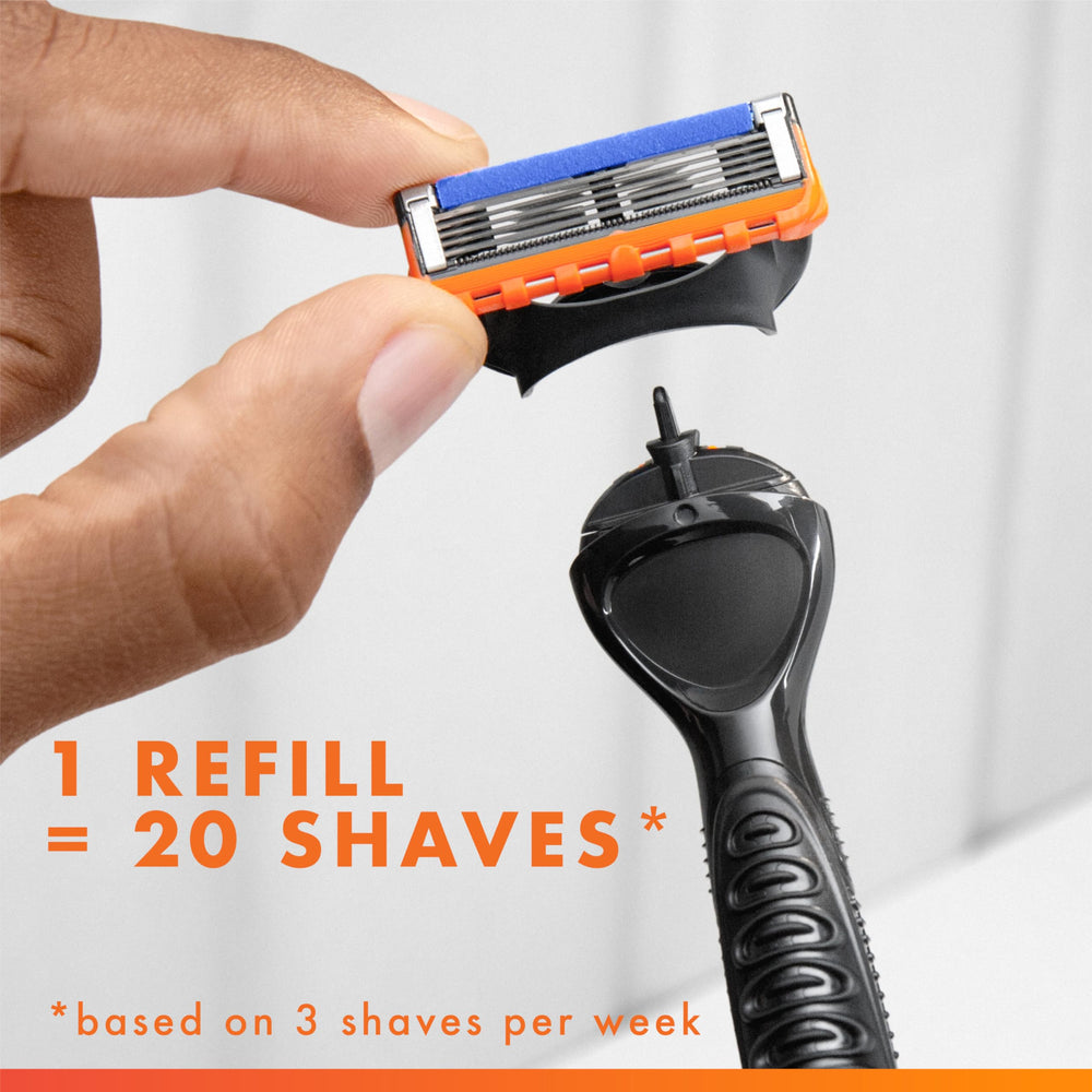 Gillette Fusion5 precision trimmer closeup for accurate edging and detailing