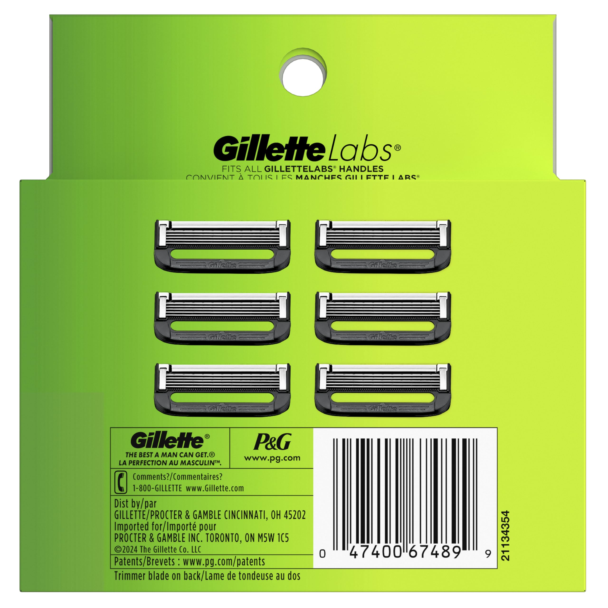 Gillette GilletteLabs lifestyle image of man shaving in mirror showing warm, comfortable shave