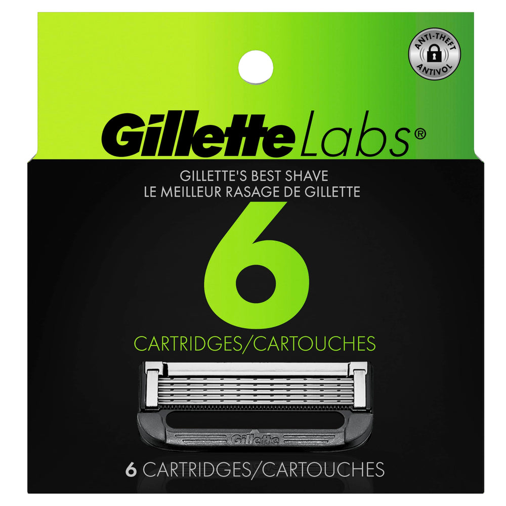 Gillette GilletteLabs lubricating strip texture close-up for smoother glide and reduced irritation