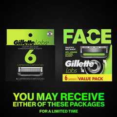 Gillette GilletteLabs close-up of single cartridge highlighting blade alignment for smoother shaves