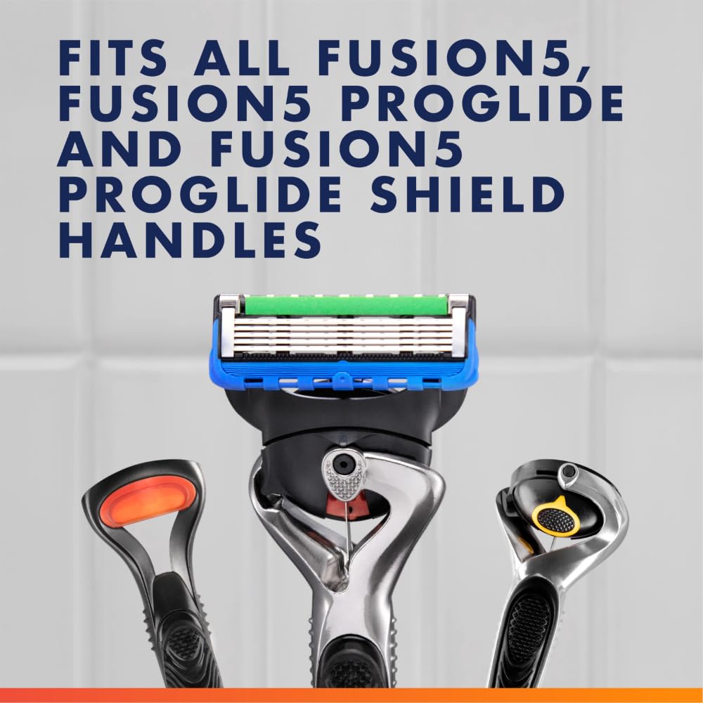 Gillette ProGlide microfins and microcomb aligning hairs for better cutting