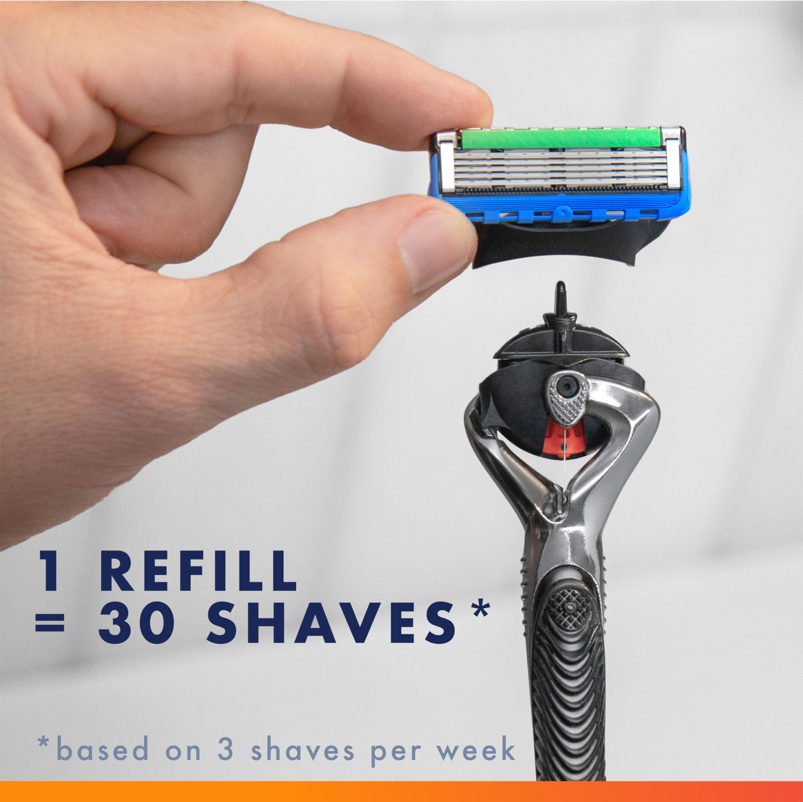 Gillette ProGlide precision trimmer back view for accurate styling in tight areas