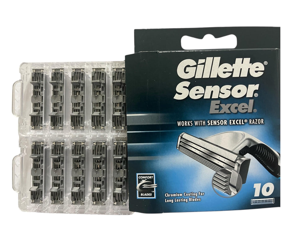 Gillette Sensor Excel close-up of compact head for precise shaving