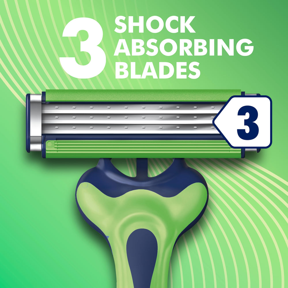 Gillette Sensor3 Sensitive open pack with multiple razors for ready use