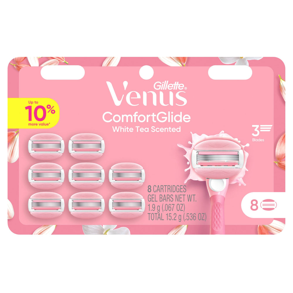 Gillette Venus razor shaving leg illustrating smooth glide benefit