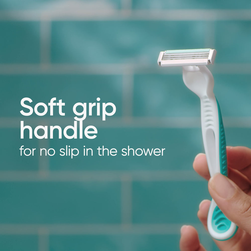 Gillette Venus razor used on bikini line showing precise trimming benefit