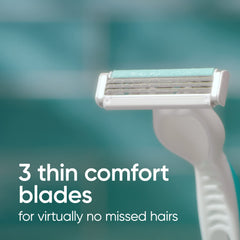 Gillette Venus Lubrastrip detail highlighting glide for sensitive skin