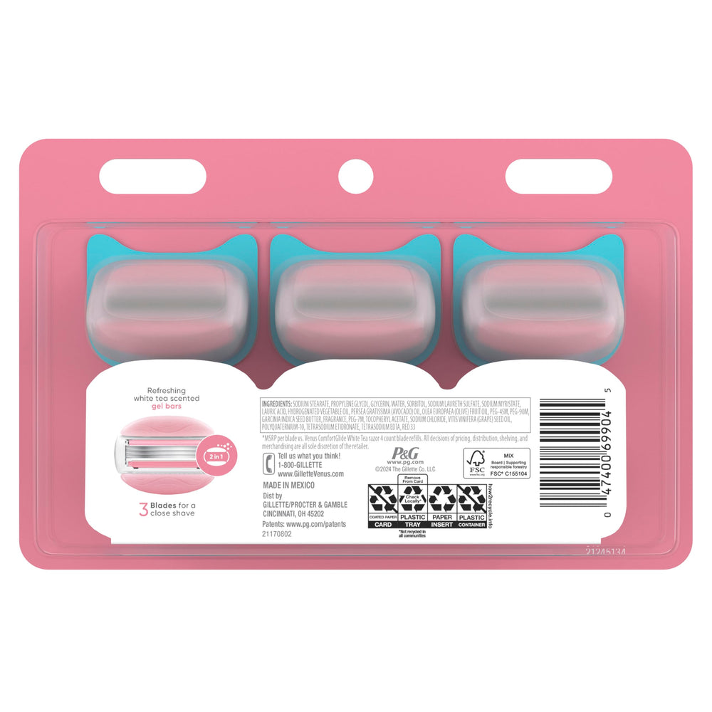 Gillette Venus white tea aroma concept for a refreshing shave