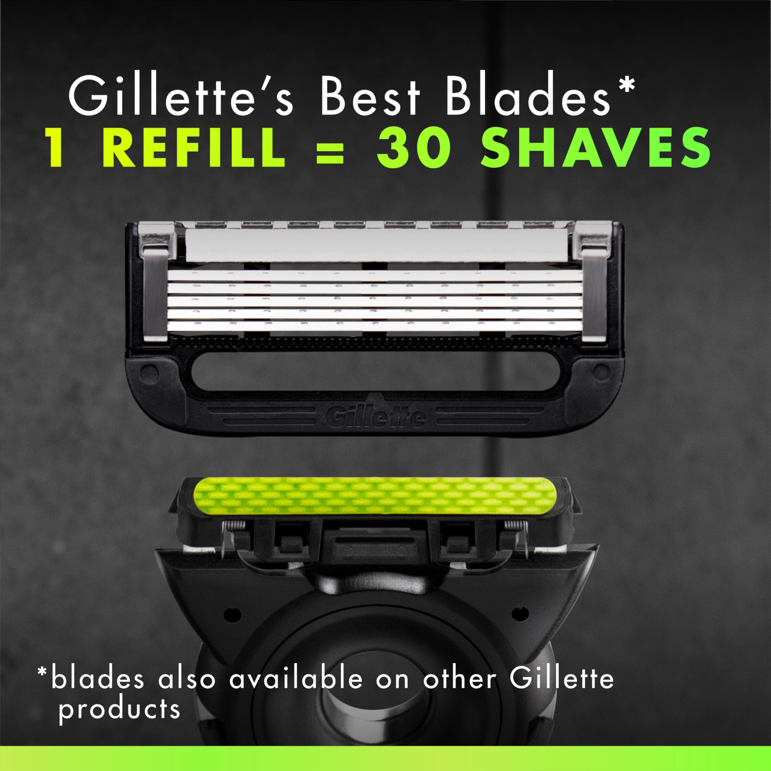 gillette image of razor kit on bathroom counter for tidy grooming setup