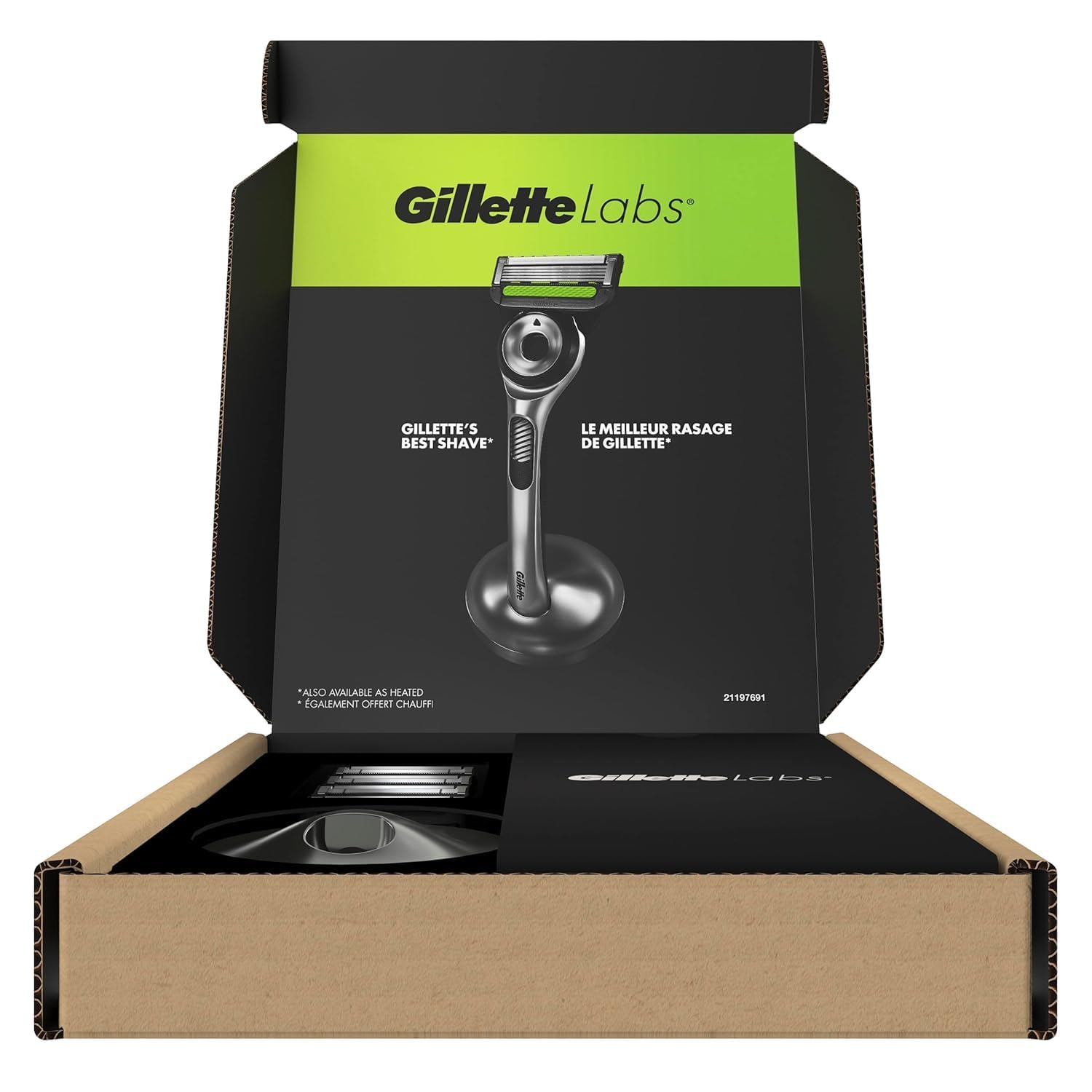 gillette image close-up of handle finish showing premium material feel