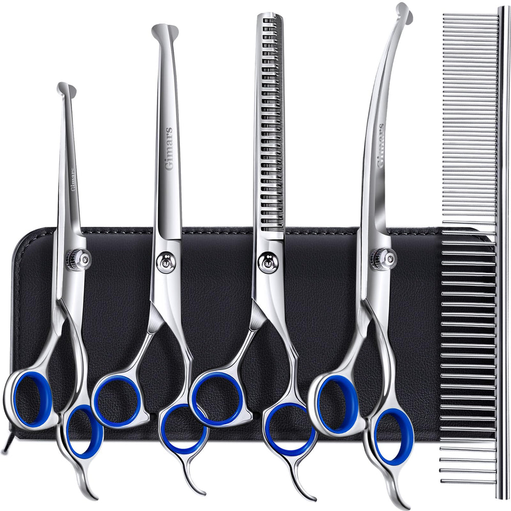 Gimars full grooming set front view showing organized tools and case for portability