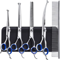 Gimars full grooming set front view showing organized tools and case for portability