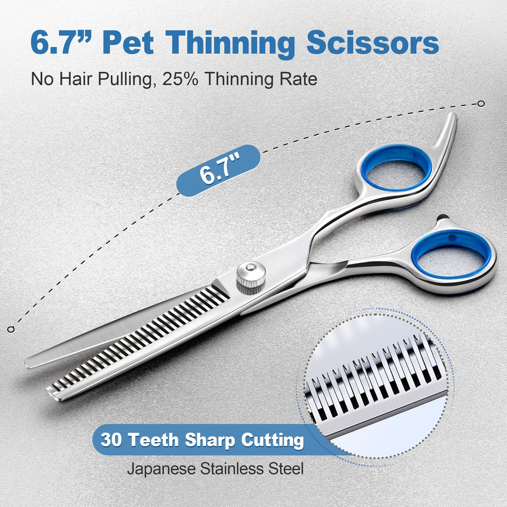 Gimars ergonomic handle detail reducing hand fatigue during long grooming sessions