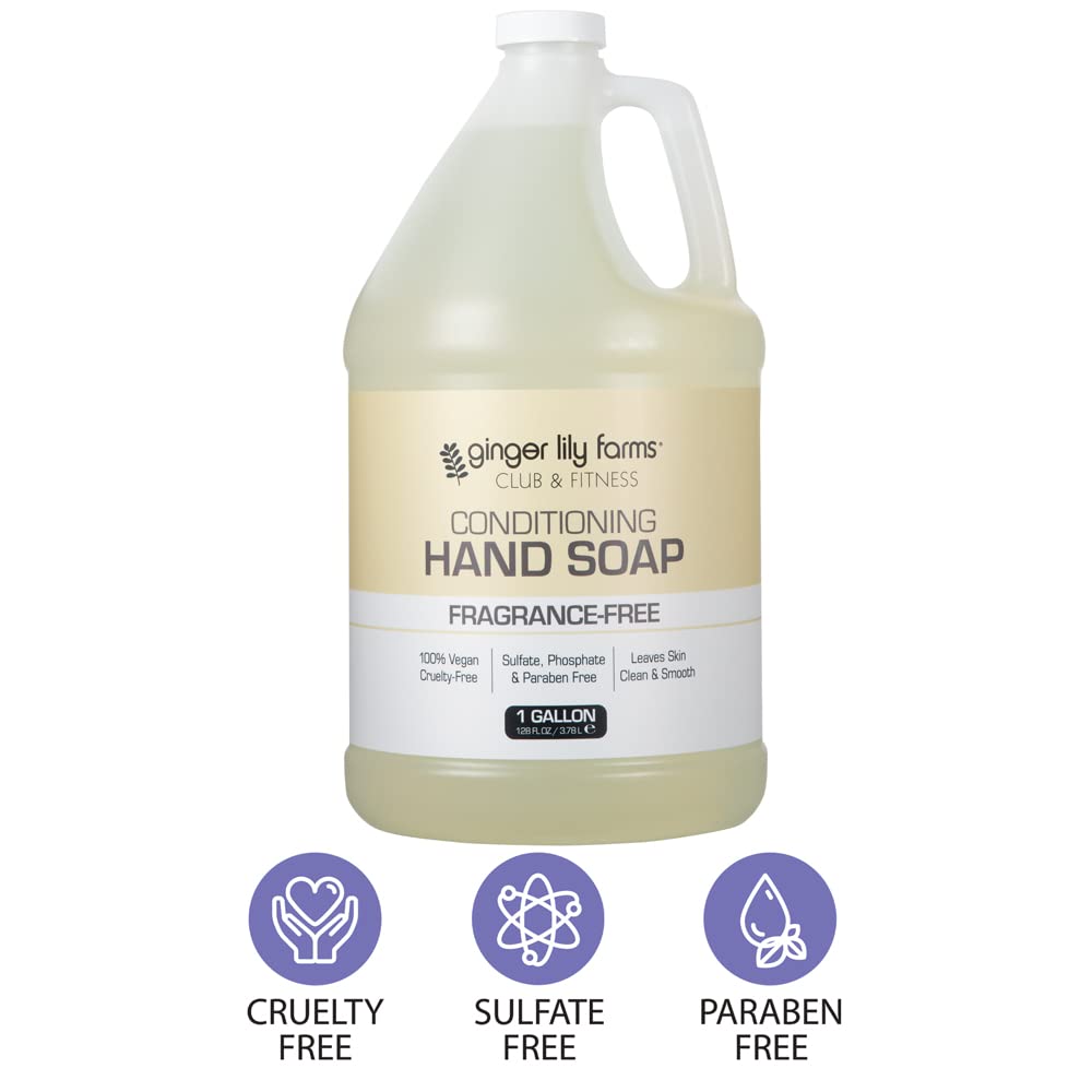 Ginger Lily Farms creamy lather texture demonstrating softening effect
