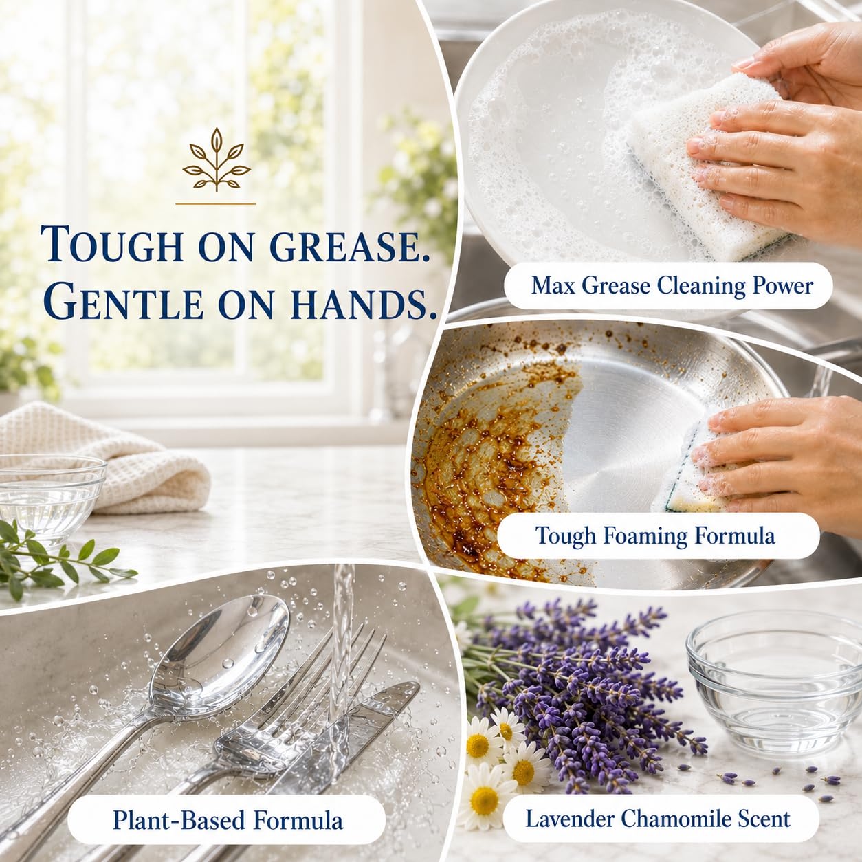 Ginger Lily Farms lavender chamomile visual conveying calming fragrance