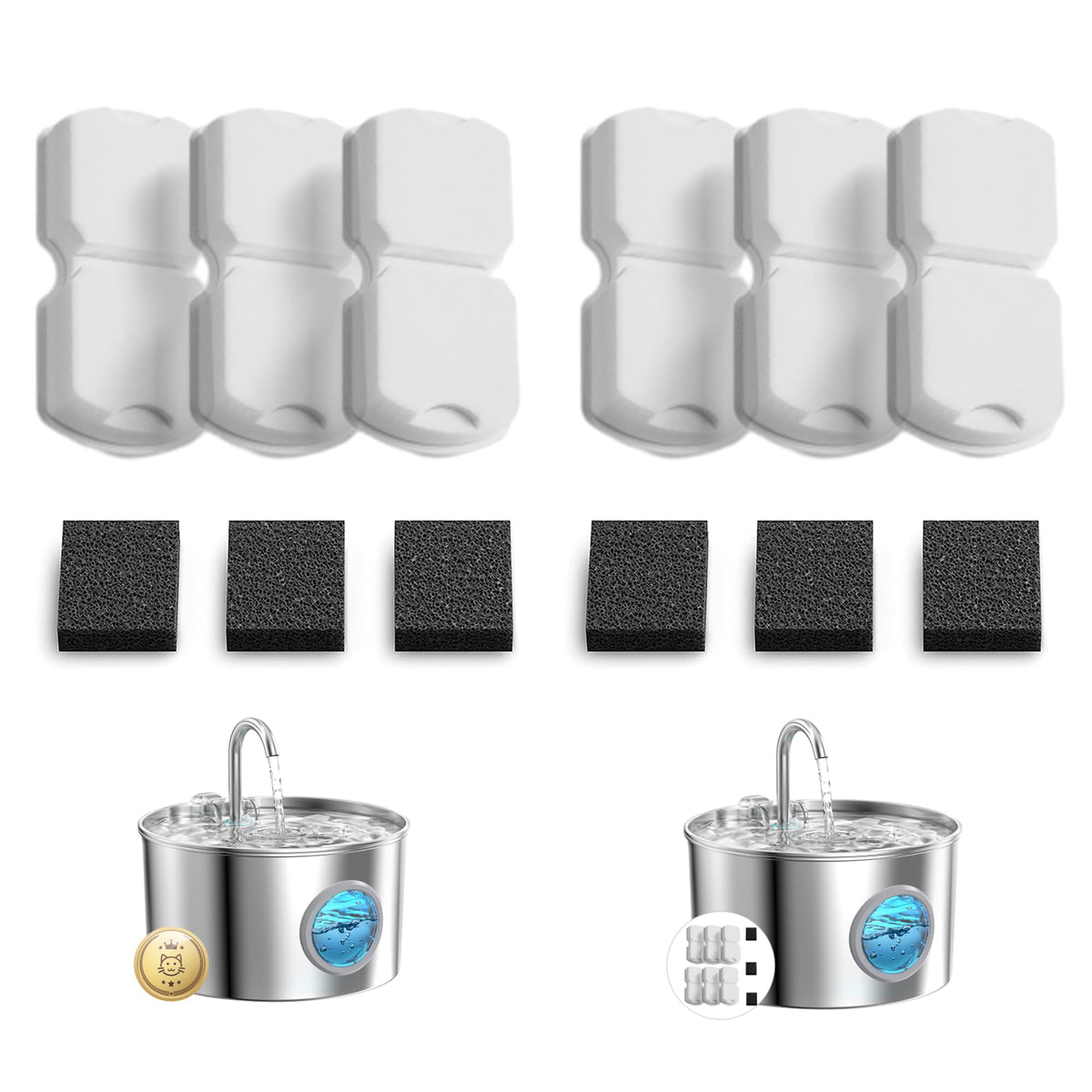 GIOTOHUN front view of sealed 12-pack filters showing convenience