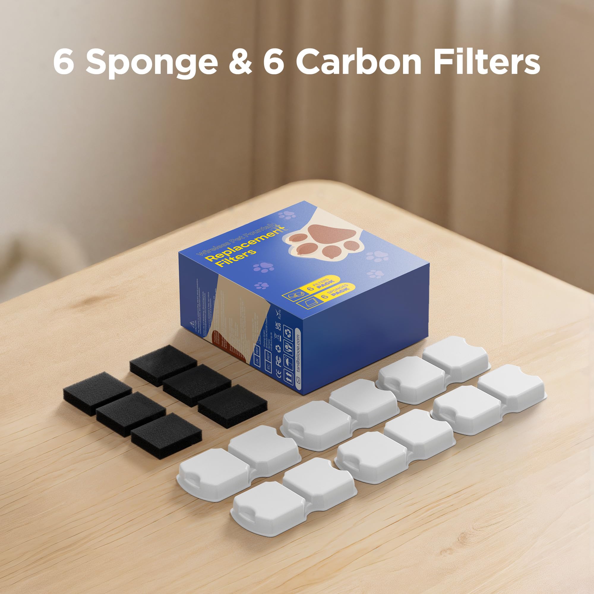 GIOTOHUN spread of filters illustrating full 12-piece supply