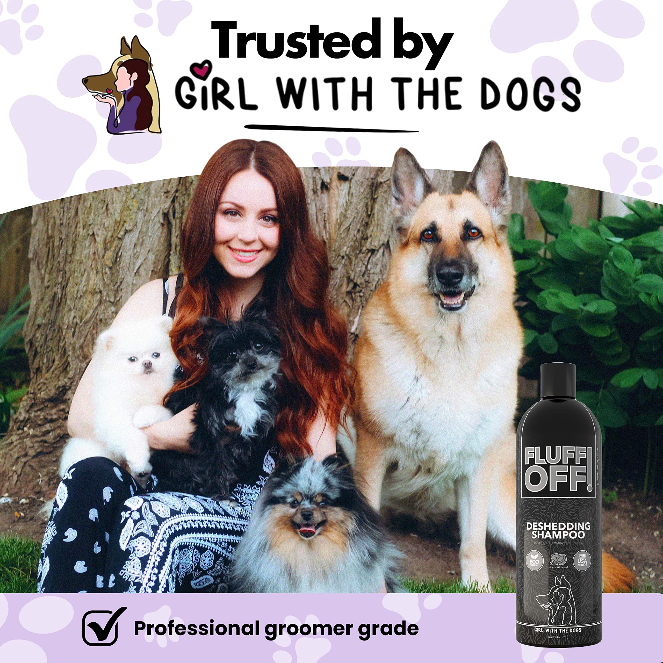 Girl With The Dogs pump dispensing concentrate for easy dilution and use