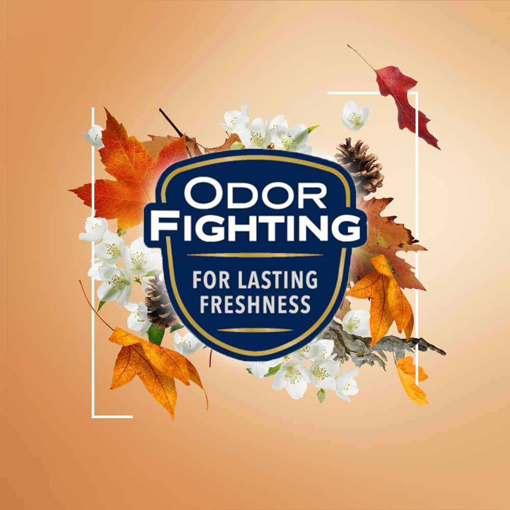 Glade unit in living room projecting warm ambient fragrance and comfort