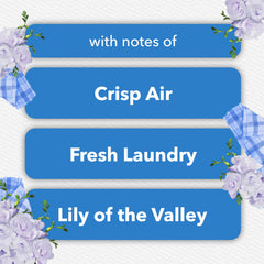 Detail of Glade warmer dial paired with Clean Linen refill showing adjustable scent control