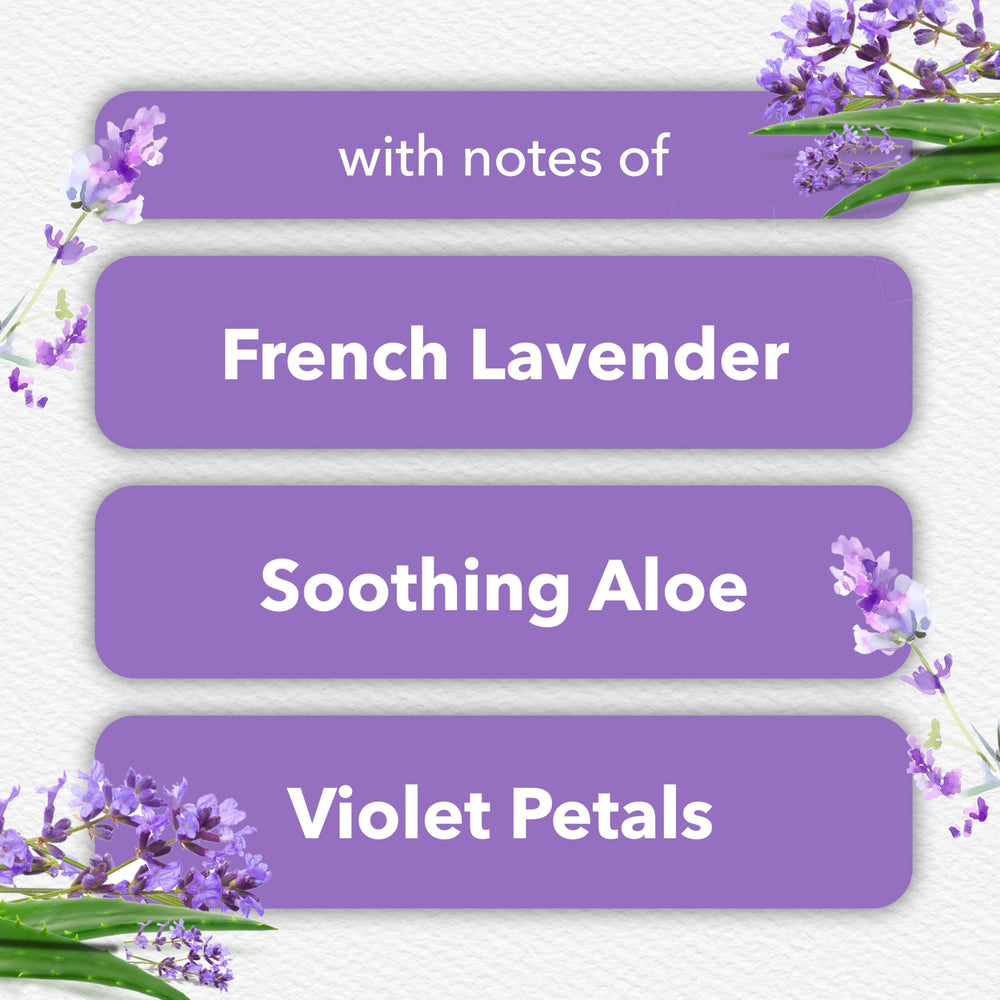 Glade PlugIn warmer in outlet dispersing Lavender & Aloe scent