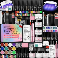 Glamonade front packaging showing full beginner acrylic kit and components
