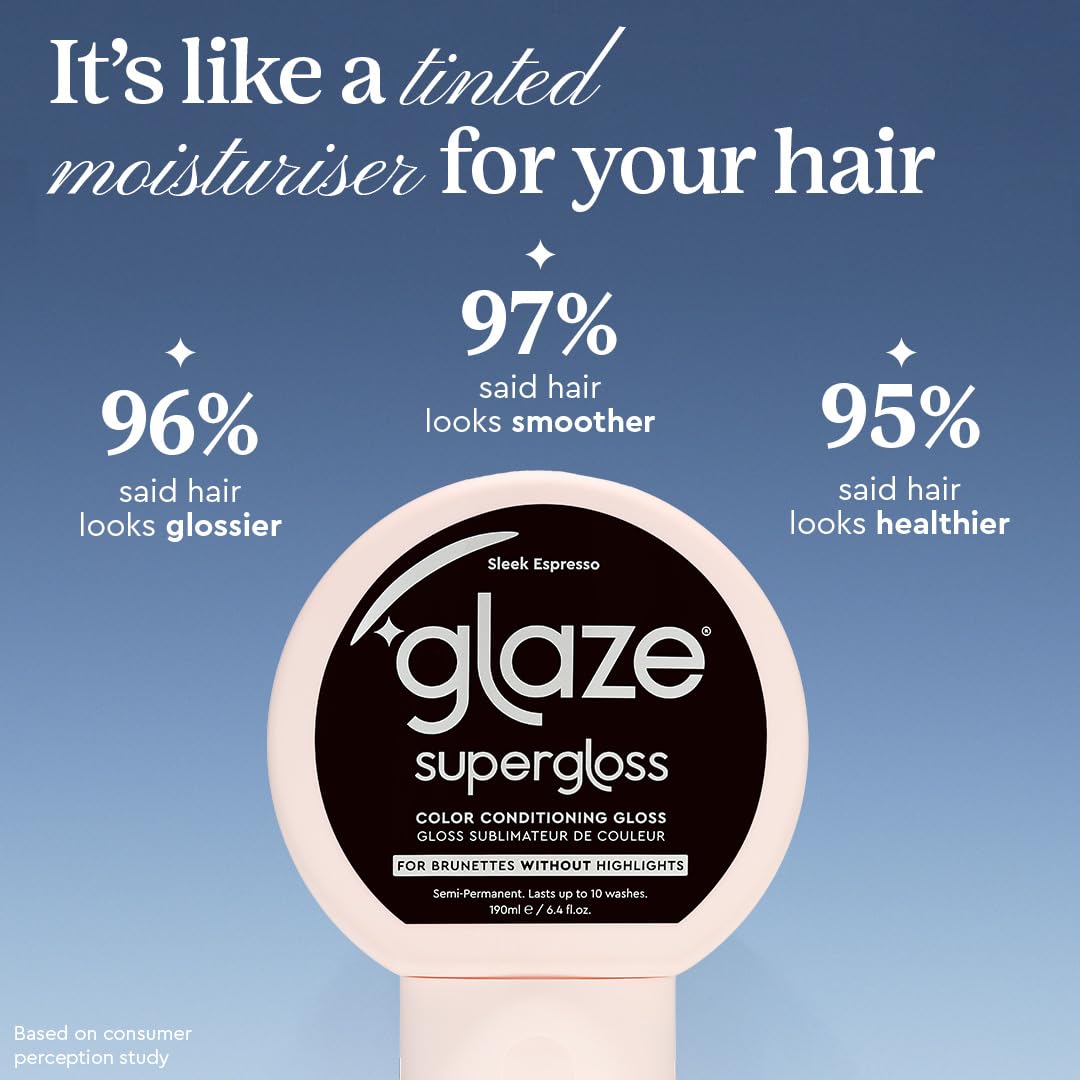 glaze 6.4 fl oz bottle next to hand for size comparison and travel-friendly convenience
