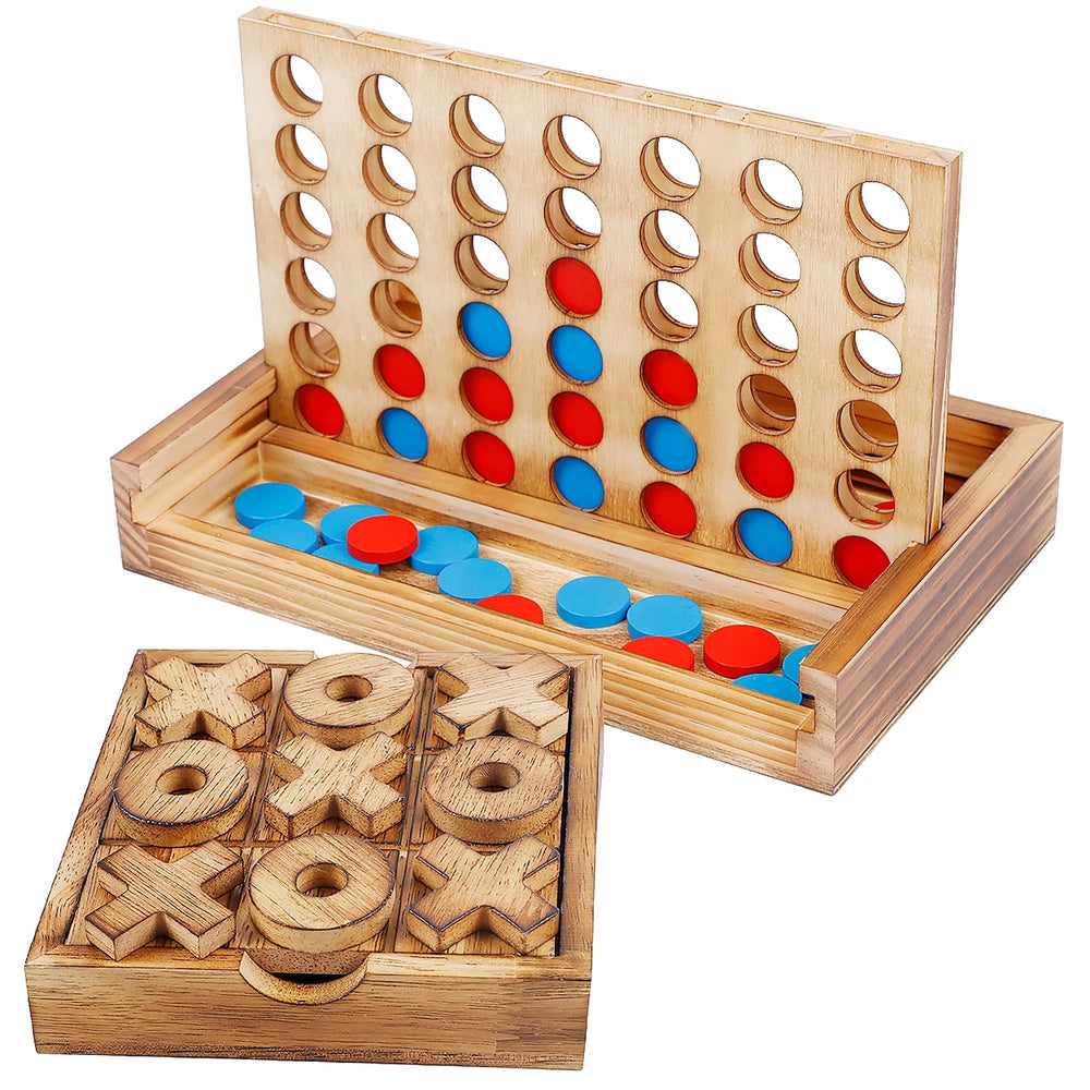 Glintoper front view of both boards showing neat storage and play-ready design