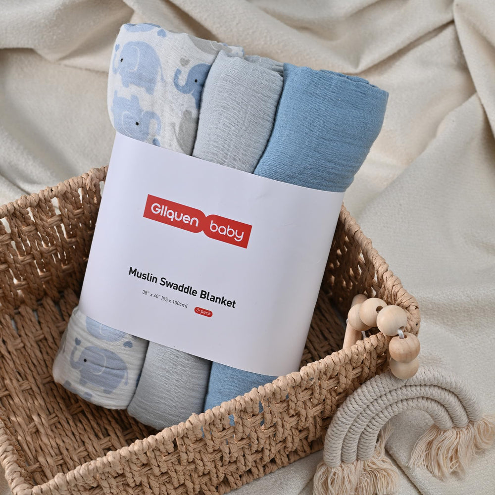 GLLQUEN BABY folded three-pack display illustrating convenience