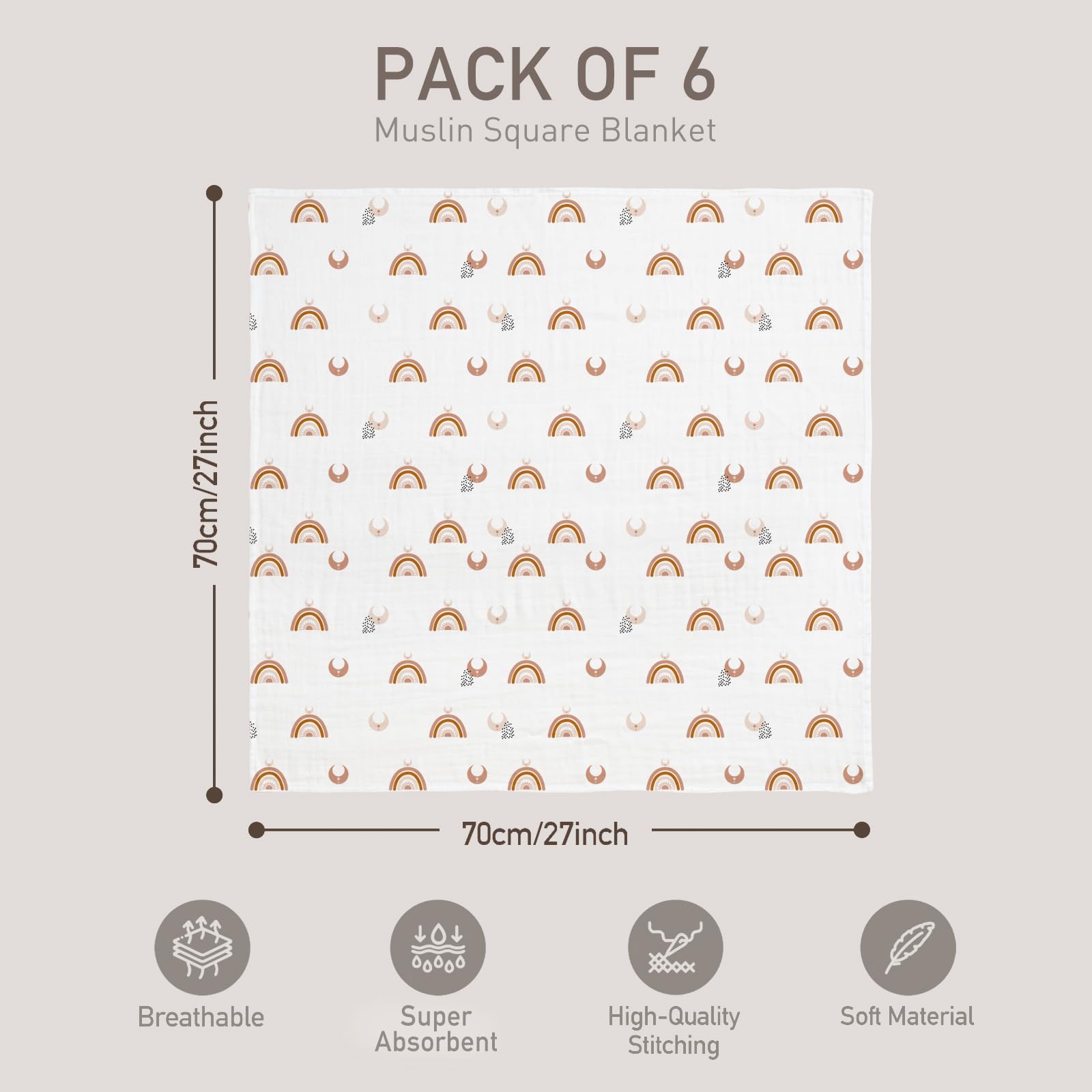 GLLQUEN BABY used as stroller cover, providing breathable sun protection