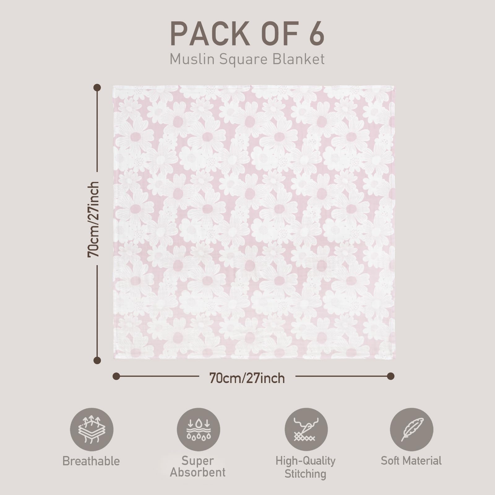 GLLQUEN BABY swaddle wrapped on newborn demonstrating gentle comfort