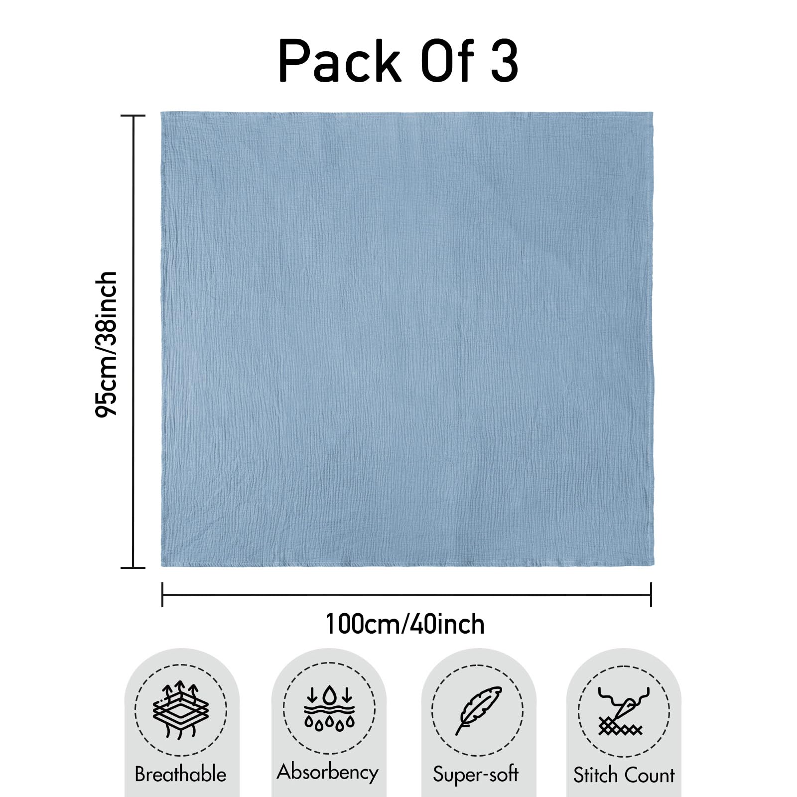 GLLQUEN BABY swaddled newborn demonstrating secure cozy wrap