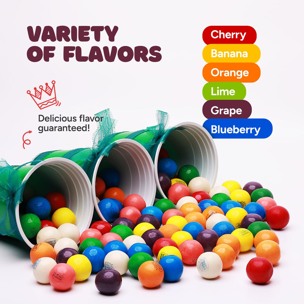 Global Gumball spread showing vibrant eight-color assortment for events
