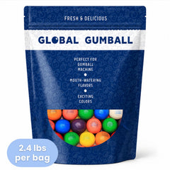 Global Gumball vending machine image showing smooth dispensing performance