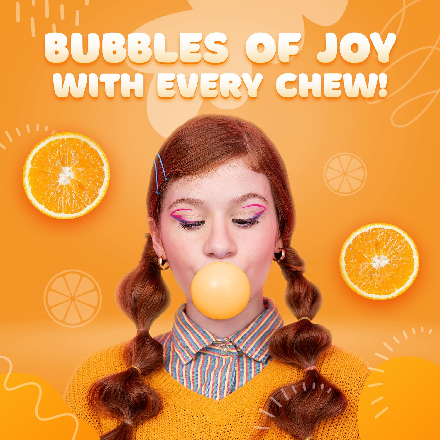Global Gumball single-piece close detail highlighting coating and consistency