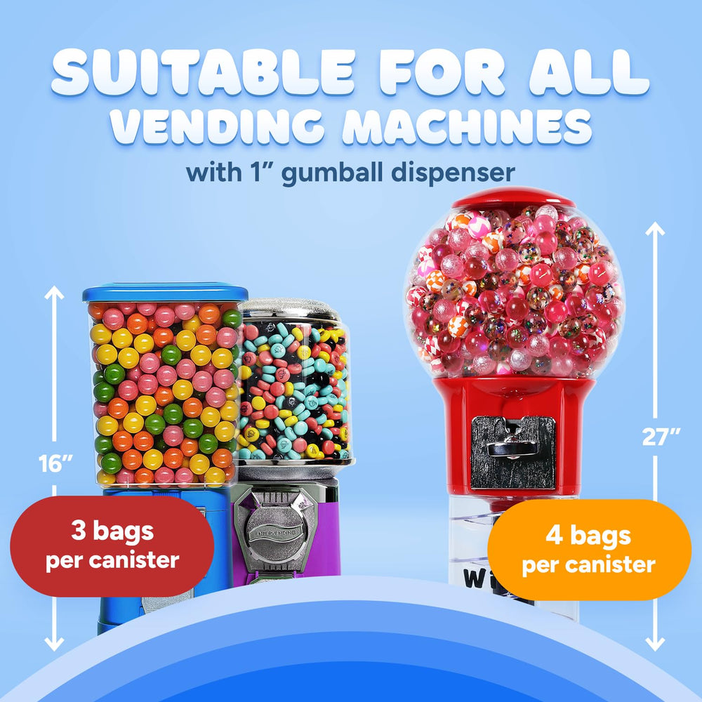 Global Gumball on party table displaying colorful decor and guest appeal