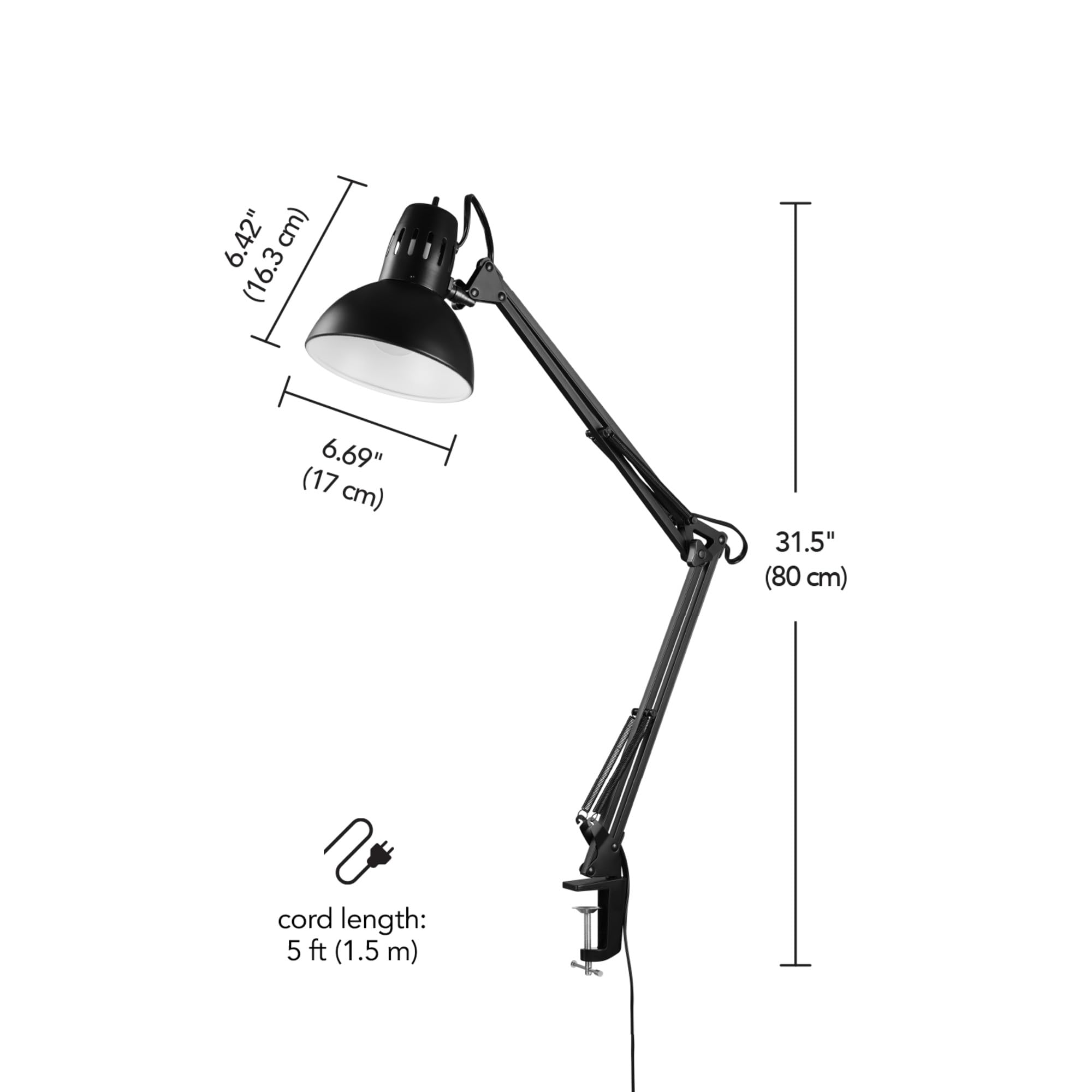 Globe Electric bulb and socket detail enabling easy E26 bulb replacement
