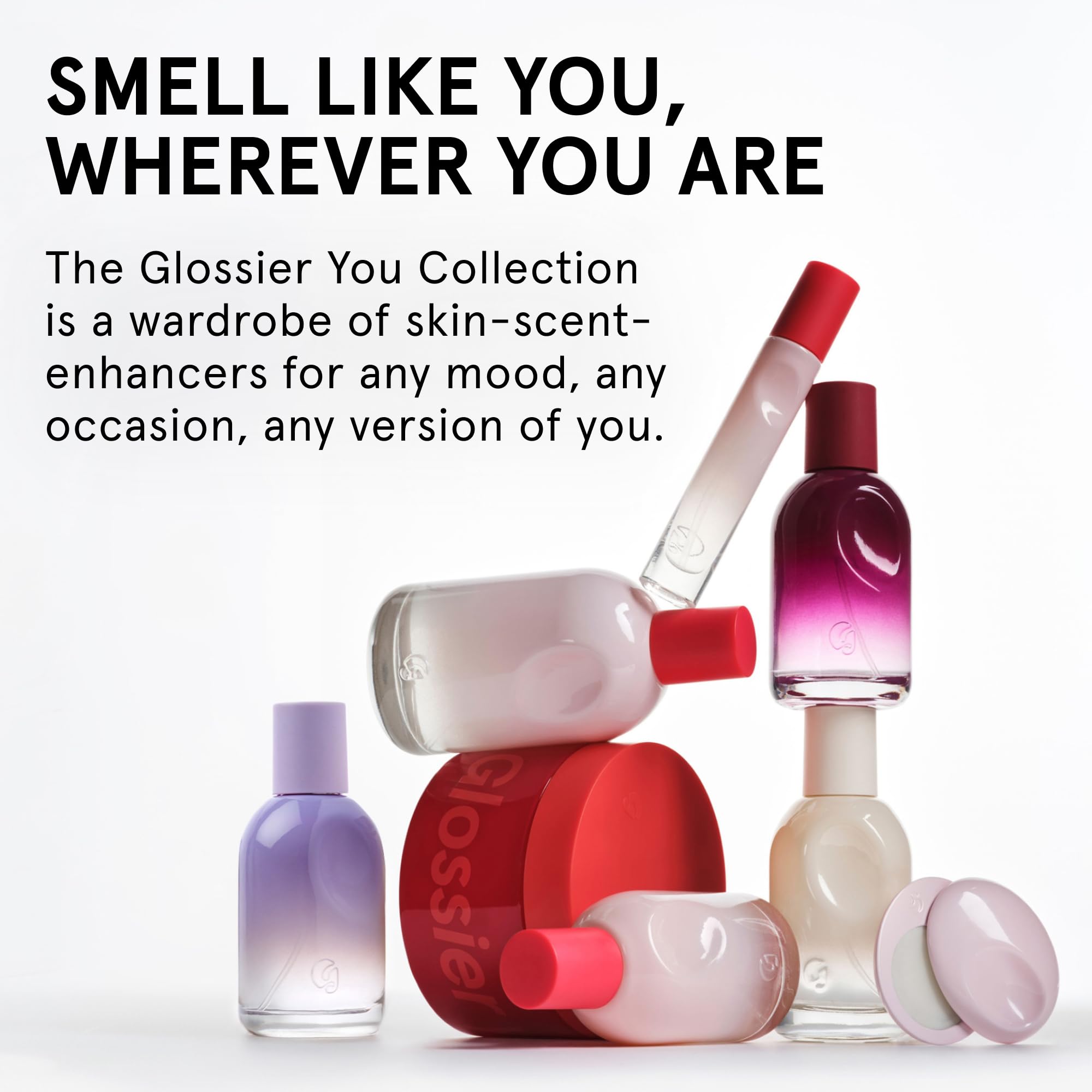 Glossier You sitting inside a handbag for travel-ready convenience