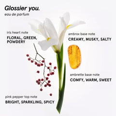 Hand spraying Glossier You travel spray for quick on-the-go refresh