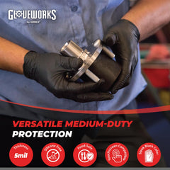 GLOVEWORKS close-up of micro-roughened texture improving grip