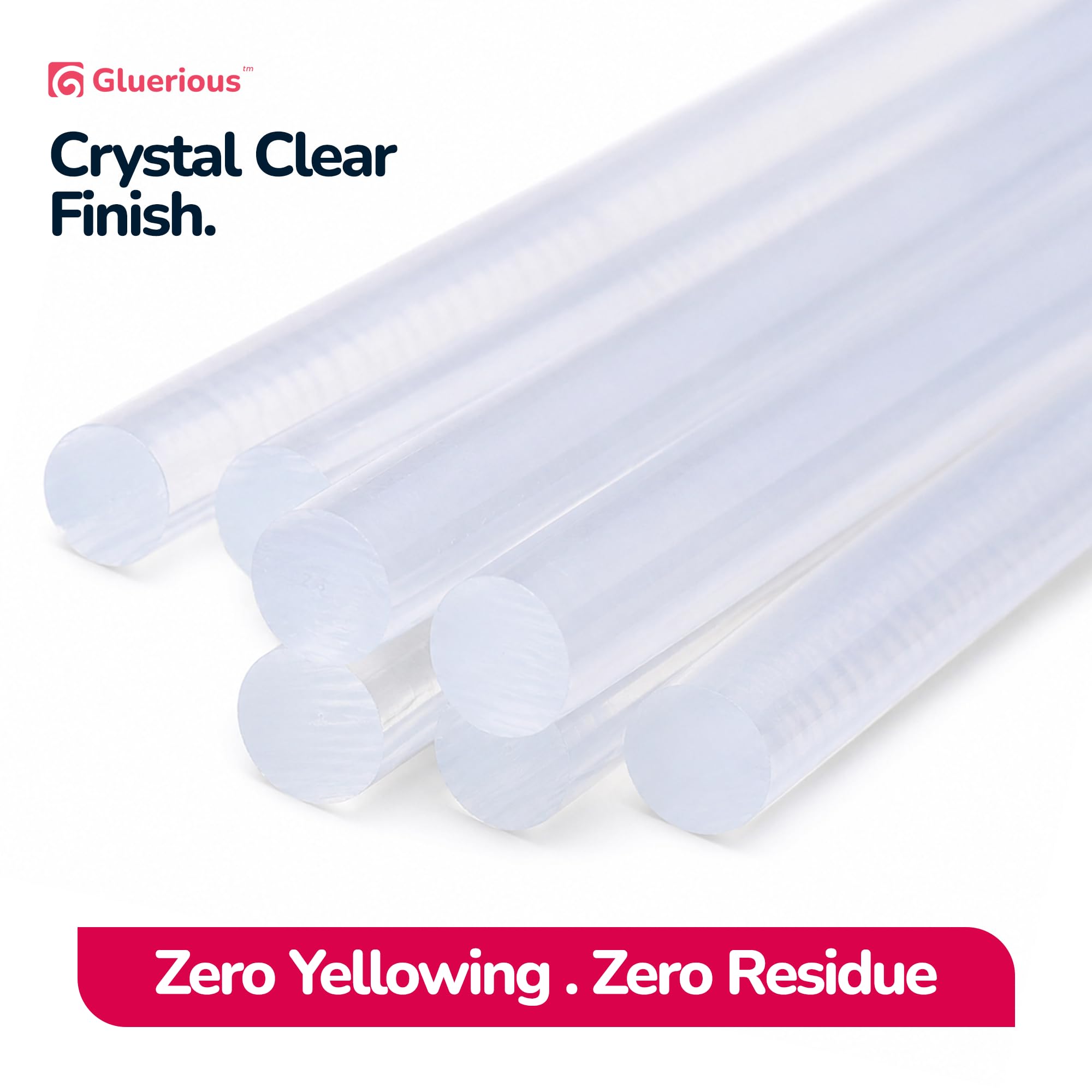 Gluerious clear bond on wood showing neat durable craft bond