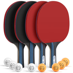 Glymnis front view of rackets showing balanced face and edge protection benefits