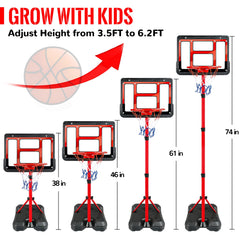 GMAOPHY soft basketballs and pump for safe inflation benefit