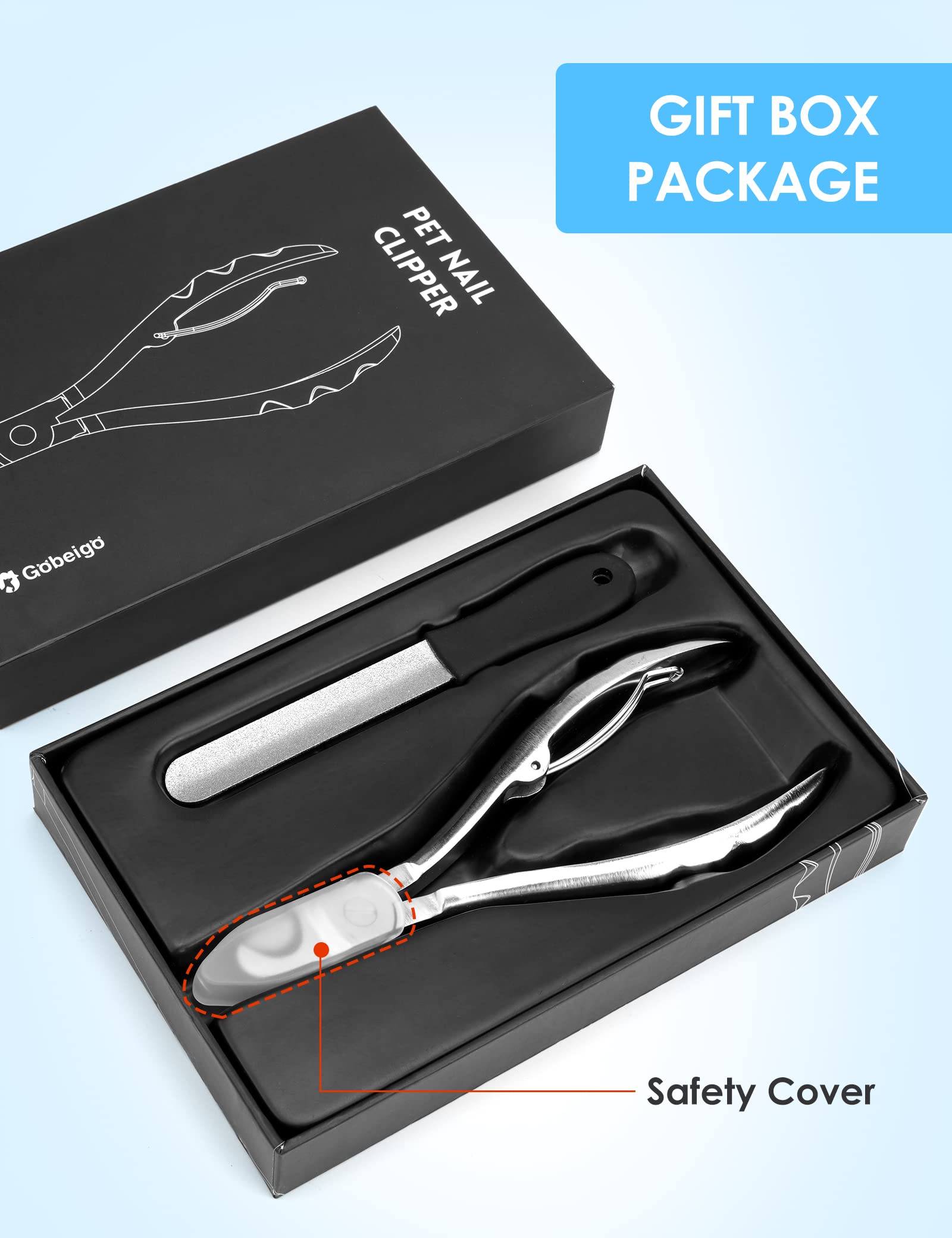 Gobeigo size comparison in hand showing scale, easy home grooming control