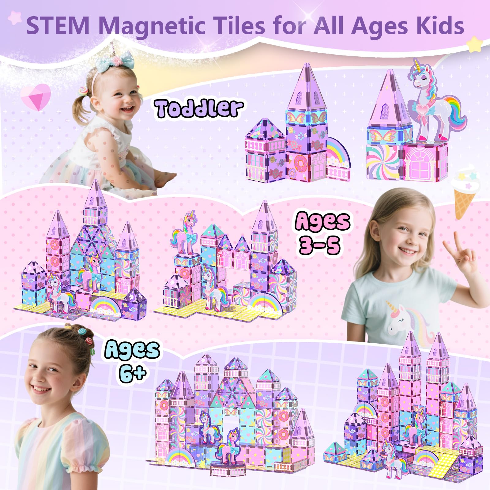 GobiDex castle in use in a playroom encouraging cooperative building and creative scenes