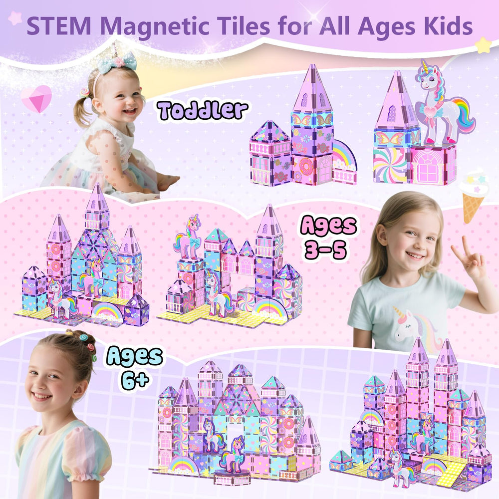 GobiDex castle in use in a playroom encouraging cooperative building and creative scenes