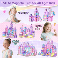 GobiDex castle in use in a playroom encouraging cooperative building and creative scenes