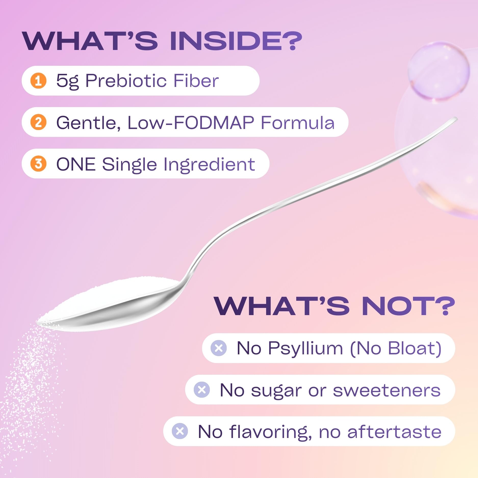 GOBIOTIX serving scoop with powder illustrating single-serve portion control advantage