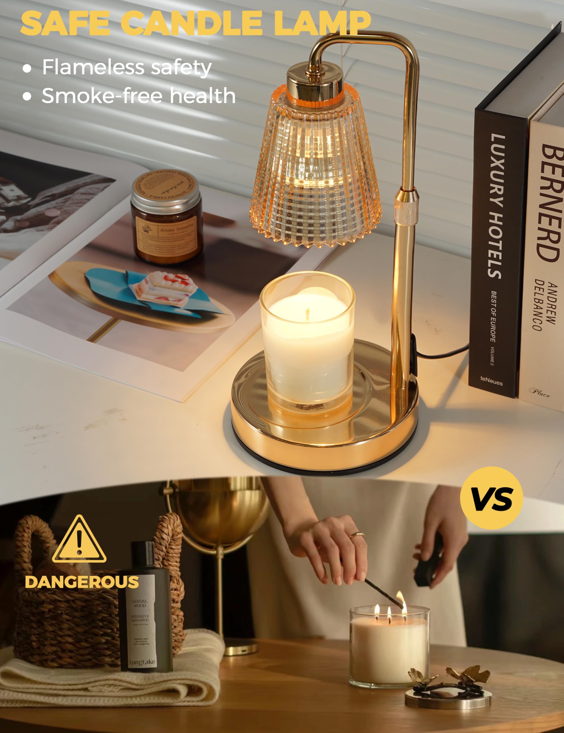 GODONLIF glass shade closeup highlighting refined finish and soft light diffusion